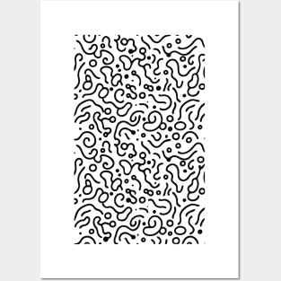 Abstract Pattern of lines Posters and Art